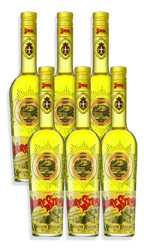 Licor Destilado Strega Giuseppe Alberti Benevento 700ml X6u