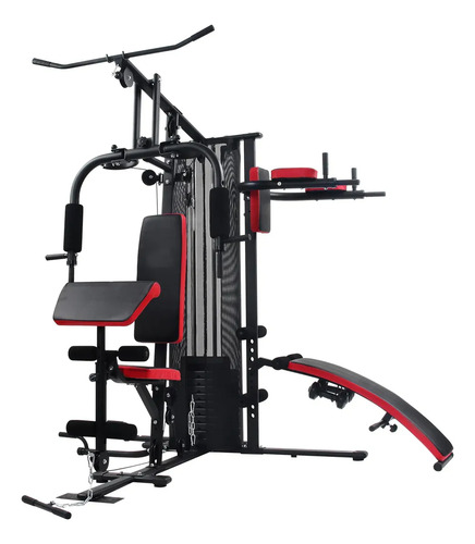 Home Gym 3 En 1 Banco Pulls 70 Kg Red Acero / Alta Gama
