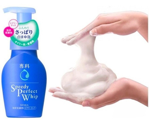 Imagen 2 de 3 de Speedy Perfect Whip Senka Foam 150ml Espuma Facial Japonesa