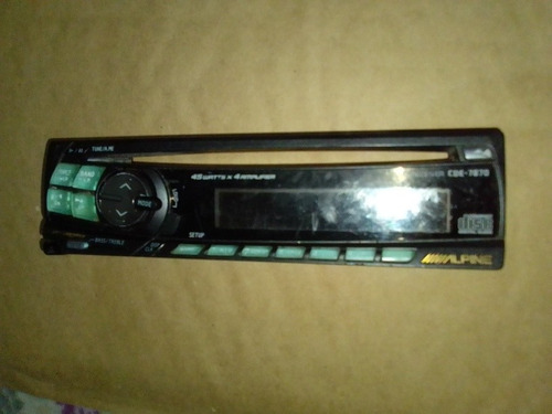 Caratula Alpine Cde-7870 (Usado)