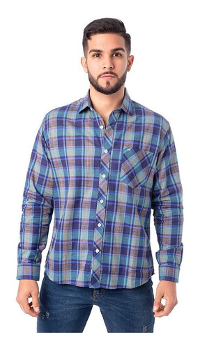 Camisa Cuadros Pionier Larsen C-ml Hombre