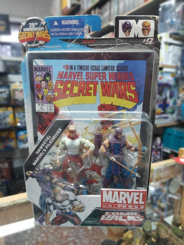 Marvel Universe Comic Pack Hawkeye & Marvels Piledriver