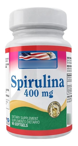 Spirulina 400mg, Alga Espirulina Ba - Unidad a $480