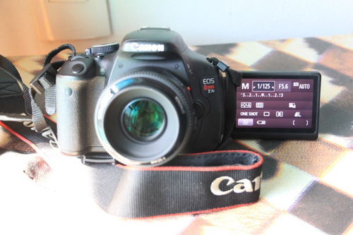 Canon T3i Com Lente 50mm Frete Grátis E Sem Juros