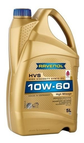 Aceite 10w60 Ravenol Hvs Sintetico 5 Litros Alemania