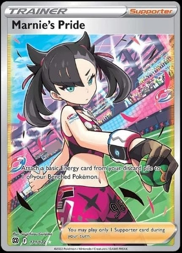 Marnie's Pride - 171/172 - Full Art Ultra Rare Pokémon Tcg