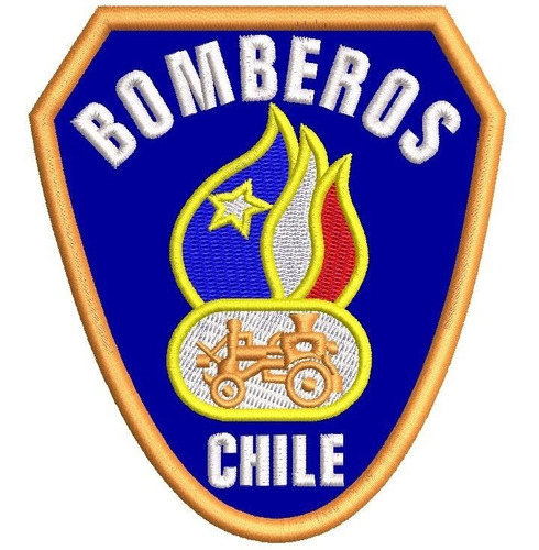 6 Parches Bomberos De Chile Borbado Y Aplicacion, Calidad