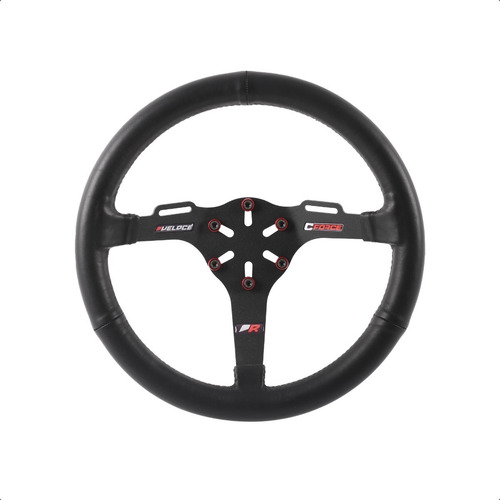 Volante Deportivo Collino Veloce R C 370 Tapiz Cuero C