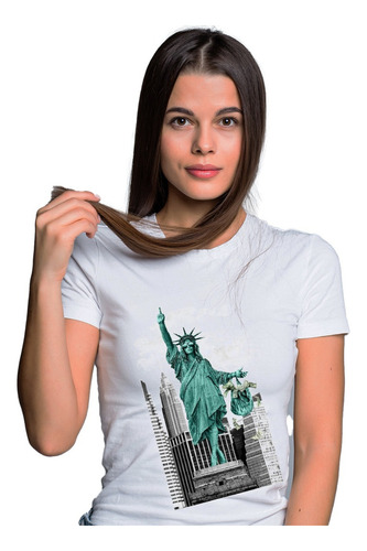 Camiseta Estatua Libertad Mujer | Personalizado
