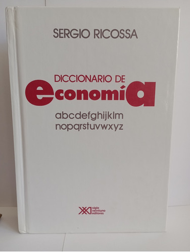 Diccionario De Economía Sergio Ricossa