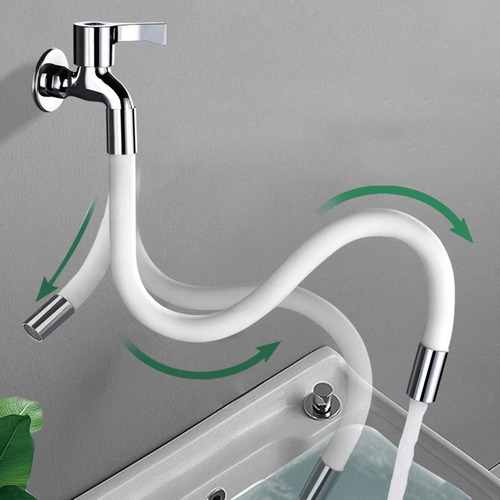 Manguera De Agua Del Conector Del Extensor Del Grifo 50cm
