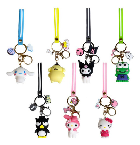 Heoc Cute Kawaii Accessories Anime Keychain Keyring Wallet .