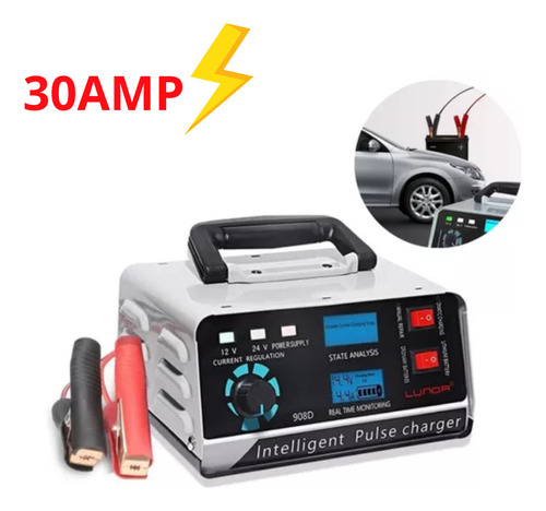 Cargador De Batería Inteligente 30amp Multifuncional