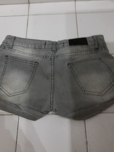 Short De Mujer 47 Street Jean Gris Talle 26