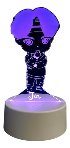 Lampara Led 3d -  Jin (bts)