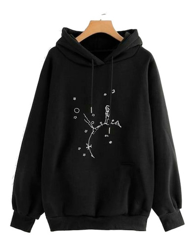 Buso Buzo Hoodie Retrolive Diseño Principito Planeta