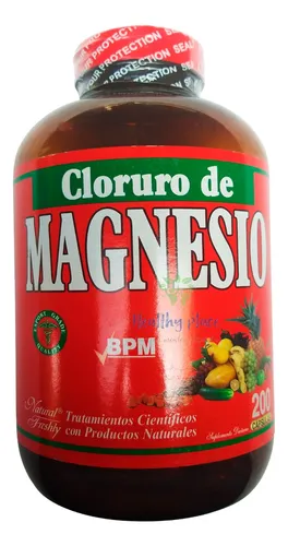 Cloruro Magnesio 200mg 200 Caps