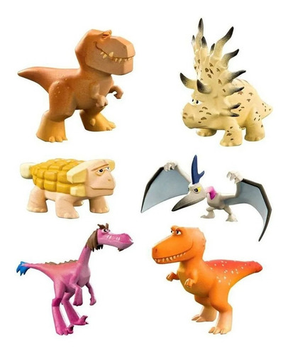 Dinosaurio Figuras X 6 Muñecos Un Gran Dinosaurio Disney Ori