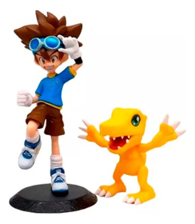 Digimon - Tai Kamiya E Agumon - Action Figure