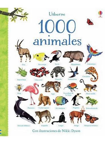 1000 Animales Usborne Libro Nuevo Nikki Dyson