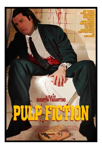 Cuadro Premium Poster 33x48cm Quentin Tarantino Pulp Fiction