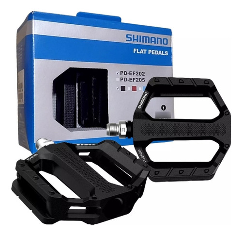 Pedal Shimano Plataforma Pd- Ef202 Preto Mtb