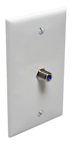 Conector Sencillo F De Plástico Blanco