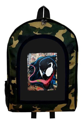 Mochila Camuflada Venom Nueva Colección Modelo 60