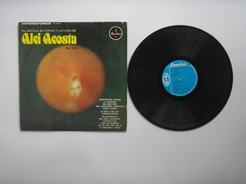 Lp Vinilo Alci Acosta El Estilo El Piano  Y La Voz Vol8-1976