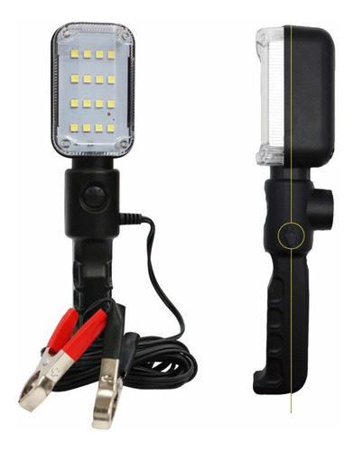 Lámpara Led Portátil Taller Mecanico 12v Iman Gancho Calidad