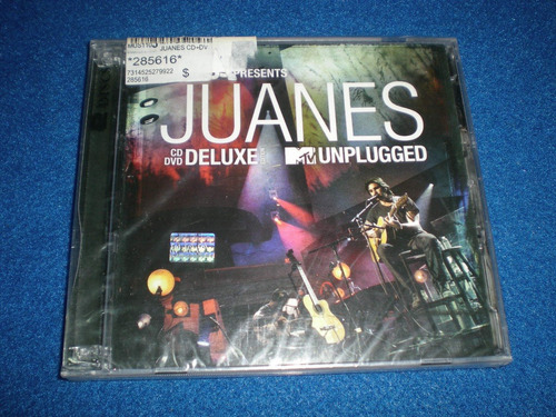 Juanes / Mtv Unplugged Ed.deluxe Cd + Dvd Nuevo (55-21/20)
