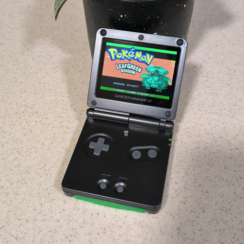 Gameboy Advance Sp Pantalla Ips - Color Negro Negro (Usado)