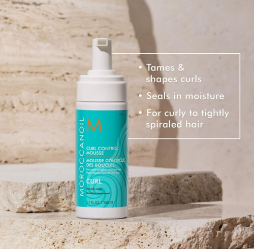 Moroccanoil Curl Control Mousse 150ml Espuma Antifrizz Rulos