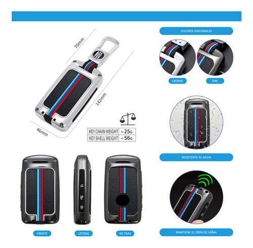 Gys Compatible Funda Carcasa Llave Control Mazda 3 6 Cx5 30