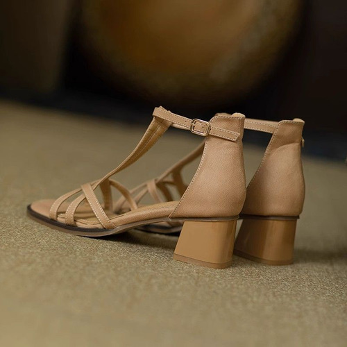 Sandalias Romanas, Zapatos De Verano De Tacones Altos Para M