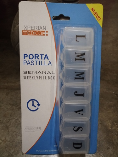 Pastillero Semanal Xperian Medical - Porta Pastillas