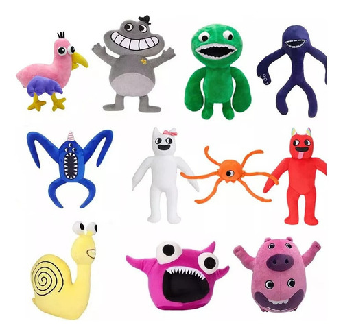 9 Piezas De Muñeco De Peluche Banban Garden Game Monster De