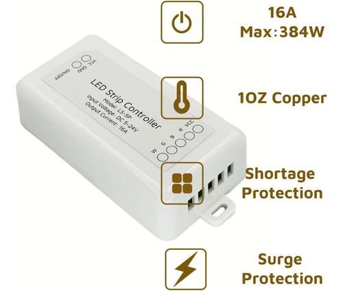 Homekit Smart High Power Rgbw Led Light Strip Controller Fun