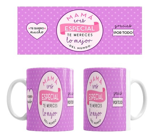 Mug Taza Pocillo Día De La Madre Personalizado 11 Onzas 