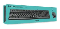 Comprar Ltc Combo Teclado + Mouse Logitech Mk120 Alambrico