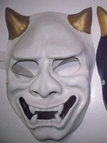 Mascara Oni Diablo Chino Hannya Demonio Japones Latex Fandom