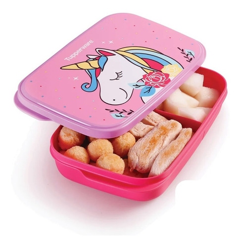 Portaviandas Unicornio Slim Tupperware®590ml Libre Bpa