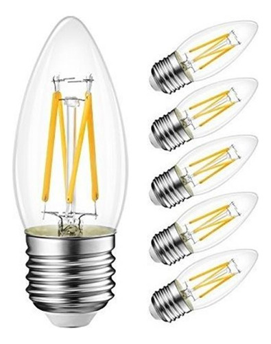 B11 Led Filamento De La Bombilla E26 Candelabro Medium Base