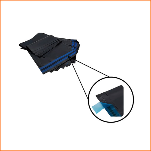 Envelope Segurança Preto 19x25 Saco Correios Sedex Com Lacre