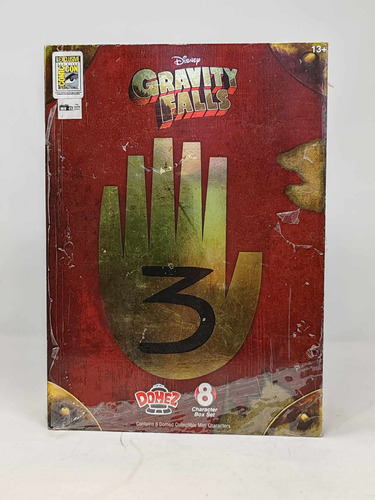 Gravity Falls Disney Domez Figura En Caja De 8 Personajes 