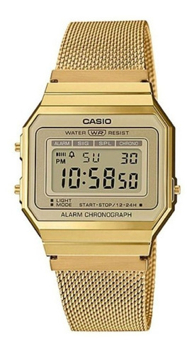 Reloj Hombre Casio A-700wmg-9a Digital Dorado