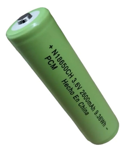 Pila Recargable Litio 2600mah 3.6v Tetón Y Pcm Probattery