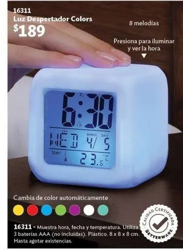 LUZ DESPERTADOR de Betterware! ¿Cómo funciona?