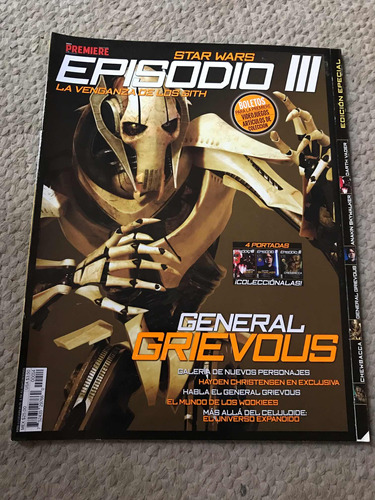 Premiere Revista Star Wars Episodio 3 General Grievous