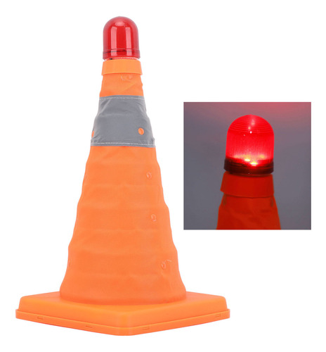 Cono De Seguridad Vial Plegable De 30 X 19 X 19 Cm Portátil